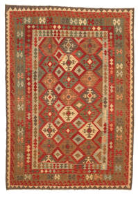 Kilim Afghan Old Style Rug 200X282 Wool, Afghanistan Carpetvista