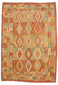  176X243 Kilim Afghan Old Style Rug Wool, Carpetvista