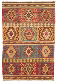  126X184 Kelim Afghan Old Stil Teppich Afghanistan Carpetvista