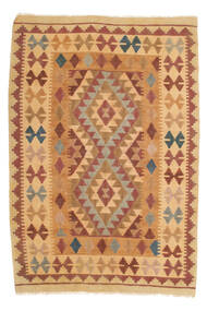  96X142 Small Kilim Afghan Old Style Rug Wool, Carpetvista
