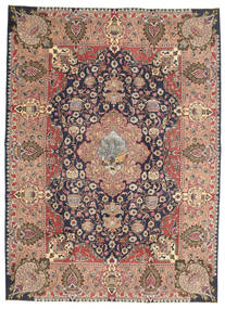  Orientalischer Kashmar Patina Teppich 254X350 Großer Wolle, Persien/Iran Carpetvista