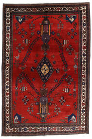 165X247 Alfombra Oriental Afshar Rojo/Rojo Oscuro (Lana, Persia/Irán) Carpetvista