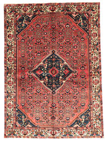  150X207 Medallion Small Hosseinabad Rug Wool, Carpetvista