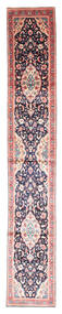  Orientalischer Sarough Teppich 76X464 Läufer Wolle, Persien/Iran Carpetvista