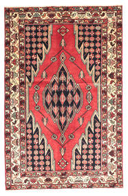  Orientalischer Saveh Teppich 130X200 Rot/Beige Wolle, Persien/Iran Carpetvista
