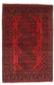 94X145 Medallion Small Afghan Fine Rug Wool, Carpetvista