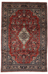 絨毯 オリエンタル リリアン 198X317 ブラック/ダークレッド (ウール, ペルシャ/イラン)