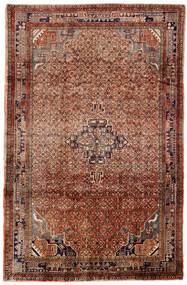  Orientalischer Hosseinabad Teppich 202X318 Wolle, Persien/Iran Carpetvista