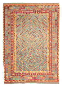  Kilim Afghan Old Style Rug 242X345 Wool Large Carpetvista
