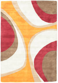 Minar Handtufted 160X230 Orange/Red Wool Rug