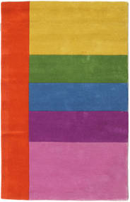 Uldtæppe 100X160 Colors By Meja Handtufted Multicolor Lille