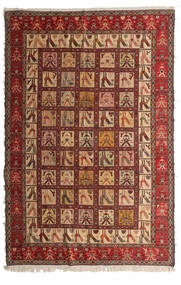 193X284 Kilim Sumakh Rug Oriental (Silk, Persia/Iran) Carpetvista