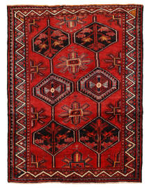 絨毯 ロリ 151X191 ダークレッド/レッド (ウール, ペルシャ/イラン)