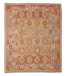 246X292 Kilim Afghan Old Style Rug Oriental (Wool, Afghanistan) Carpetvista