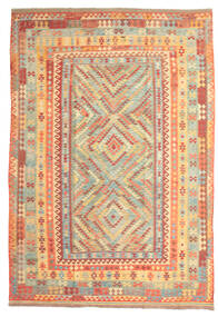  Kilim Afghan Old Style Tapis 234X343 De Laine Grand Carpetvista