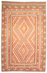 257X394 Kelim Afghan Old Style Teppe Orientalsk Stort (Ull, Afghanistan) Carpetvista