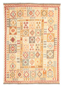 Kilim Afghan Old Style Rug 202X286 Wool, Afghanistan Carpetvista