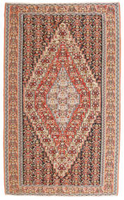  Persian Kilim Senneh Fine Rug 150X246 Brown/Beige Carpetvista