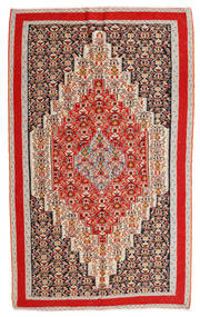 145X252 Kilim Senneh Fine Rug Oriental (Wool, Persia/Iran) Carpetvista