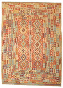 Kilim Afghan Old Style Rug 253X350 Large Wool, Afghanistan Carpetvista