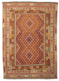  Kilim Afghan Old Style Rug 246X345 Wool Large Carpetvista