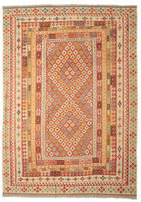  Kilim Afghan Old Style Rug 246X349 Wool Large Carpetvista