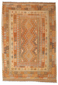 Kilim Afghan Old Style Rug 207X296 Wool, Afghanistan Carpetvista