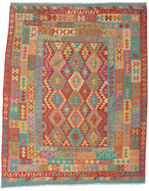  Kilim Afghan Old Style Rug 241X302 Wool Large Carpetvista