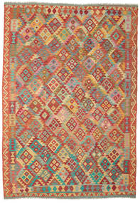 207X295 Kilim Afghan Old Style Rug Oriental (Wool, Afghanistan) Carpetvista