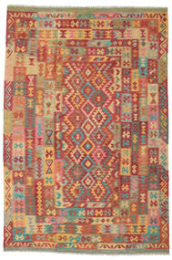 207X302 Kelim Afghan Old Style Teppe Orientalsk (Ull, Afghanistan) Carpetvista