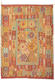  152X210 Small Kilim Afghan Old Style Rug Wool, Carpetvista