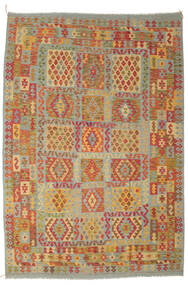  205X299 Kilim Afghan Old Style Rug Wool, Carpetvista