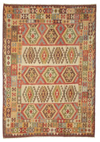  207X294 Kilim Afghan Old Style Rug Wool, Carpetvista