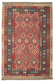  Orientalischer Kelim Afghan Old Stil Teppich 162X251 Wolle, Afghanistan Carpetvista