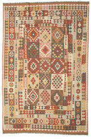  Kilim Afghan Old Style Rug 195X295 Wool Carpetvista