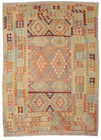  Kilim Afghan Old Style Rug 207X288 Wool Carpetvista
