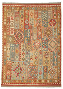 Kilim Afghan Old Style Rug 207X286 Wool, Afghanistan Carpetvista