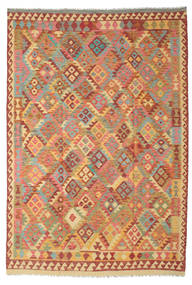  203X295 Kilim Afghan Old Style Rug Wool, Carpetvista