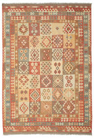  Kilim Afghan Old Style Rug 202X296 Wool Carpetvista