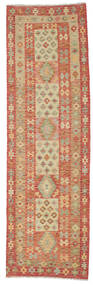  Orientalischer Kelim Afghan Old Stil Teppich 87X291 Läufer Wolle, Afghanistan Carpetvista