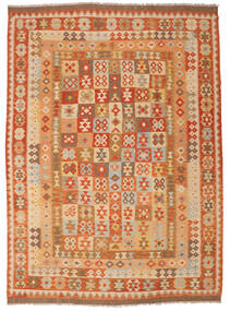 Kilim Afghan Old Style Rug 211X295 Wool, Afghanistan Carpetvista