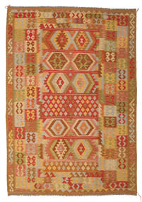  Oriental Kilim Afghan Old Style Rug 204X286 Wool, Afghanistan Carpetvista