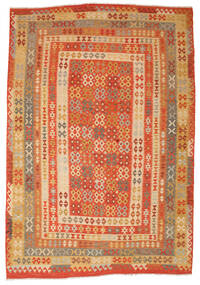  201X288 Kelim Afghan Old Stil Teppich Afghanistan Carpetvista
