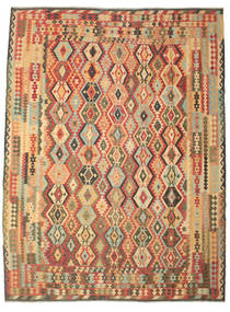 Kilim Afghan Old Style Rug 297X394 Large Wool, Afghanistan Carpetvista