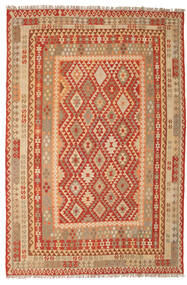  208X304 Kilim Afghan Old Style Rug Wool, Carpetvista