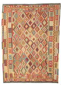  246X347 Kilim Afghan Old Style Rug Afghanistan Carpetvista