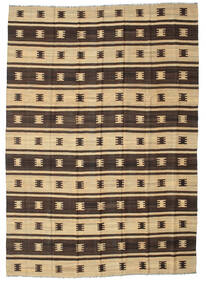  232X322 Large Kilim Afghan Old Style Rug Wool, Carpetvista