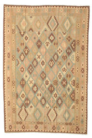  Kilim Afghan Old Style Rug 196X294 Wool Carpetvista