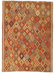  Kilim Afghan Old Style Rug 205X280 Wool Carpetvista