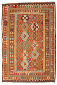  203X292 Kilim Afghan Old Style Rug Wool, Carpetvista